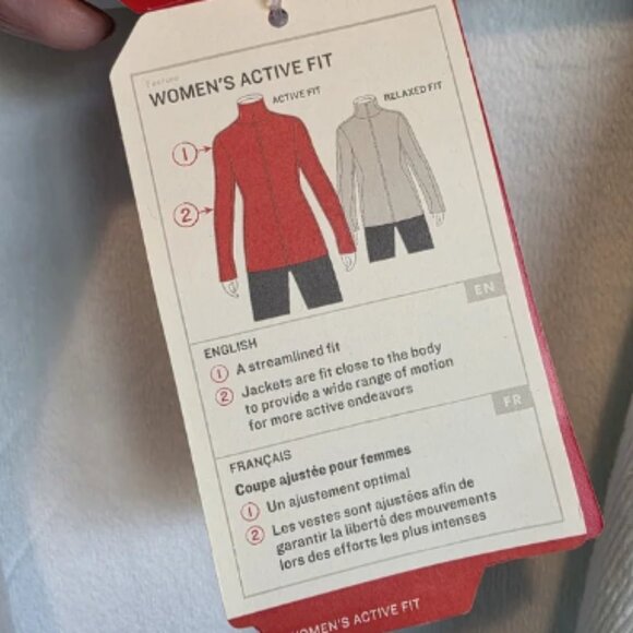 NWT The North Face Women's Mint Green Full Zip Fleece Lined Jacket, XL - Picture 7 of 7